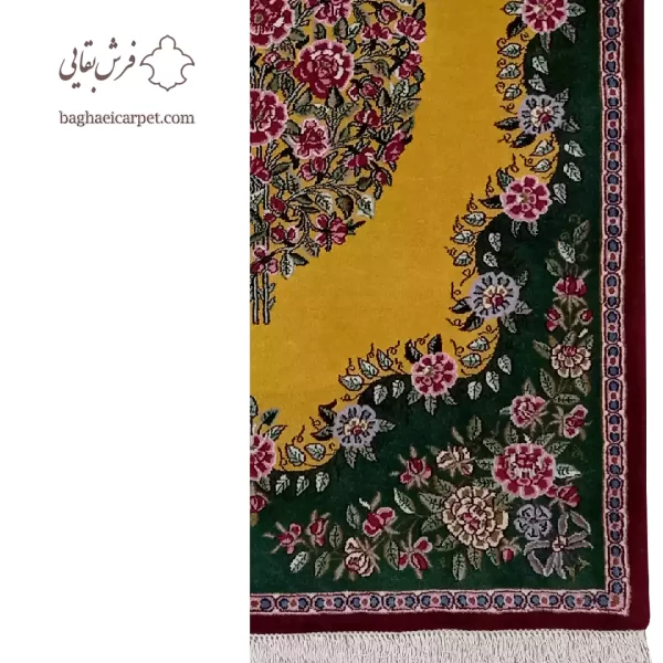 فرش دستباف کرمان(ذرع و نیم دسته گلی حسن خانی)/فرش بقایی