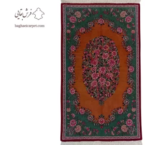 فرش دستباف کرمان(ذرع و نیم حسن خانی)فرش بقایی