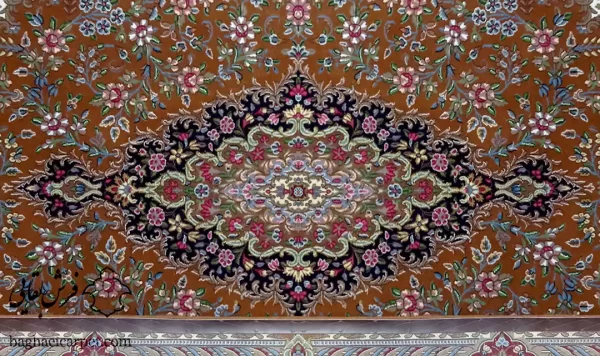 فرش دستباف کرمان(3*2 لچک ترنج)/فرش بقایی