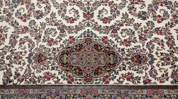فرش دستباف کرمان(3.5*2.5 سرام حلقه ای)/فرش بقایی